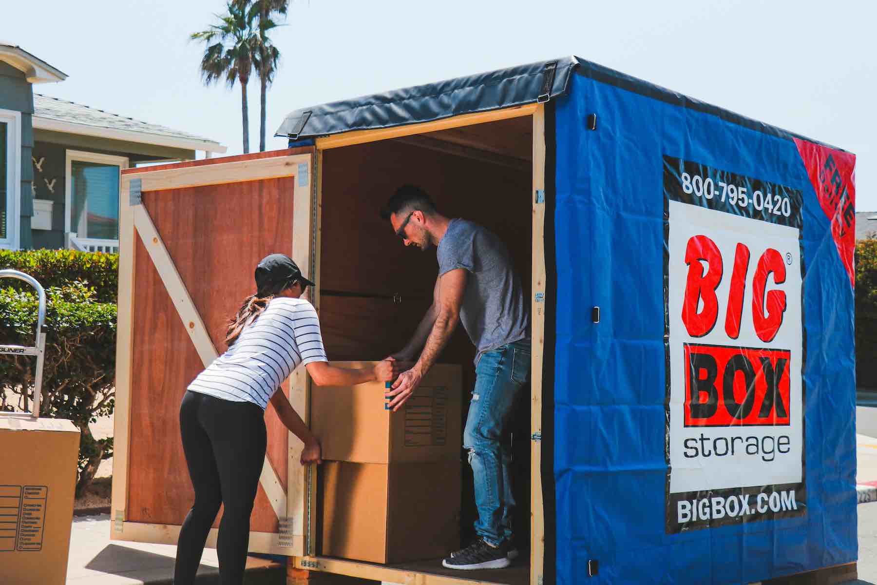 La Jolla residents using their Big Box for storage