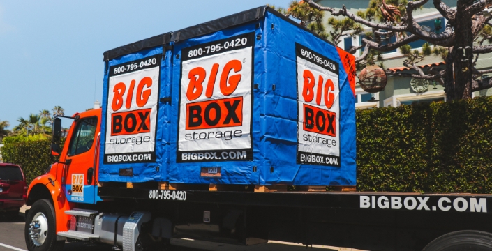 Big Box Storage truck in San Diego