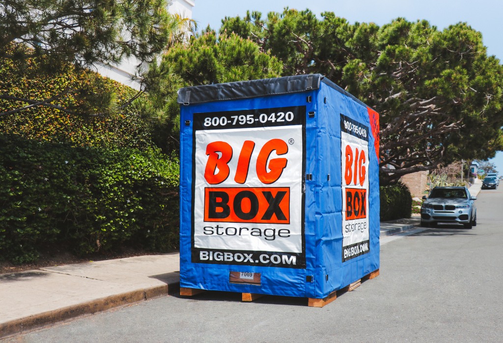 large blue El Cajon storage unit