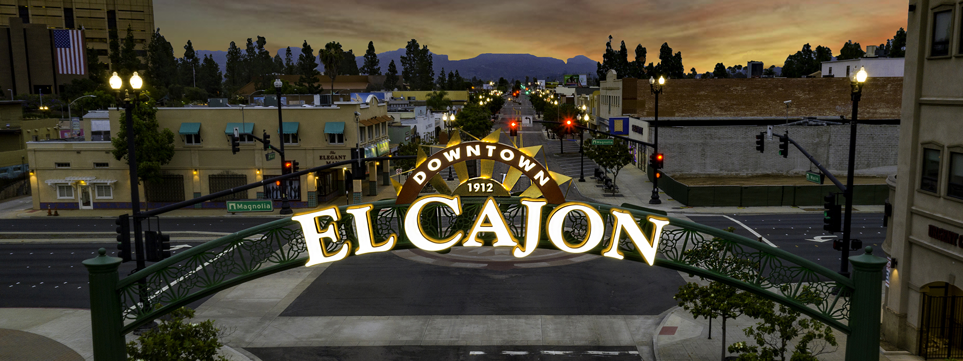 El Cajon California city arc